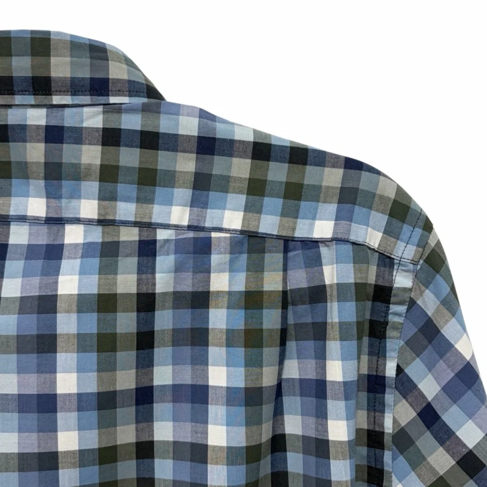 J. Crew Cotton Long Sleeve Plaid Button Down Shirts - 2 - Like New - Medium